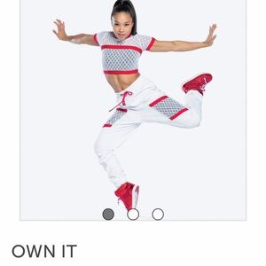 Women's Red and White Pants OWN IT
RC20259 hip hop costume